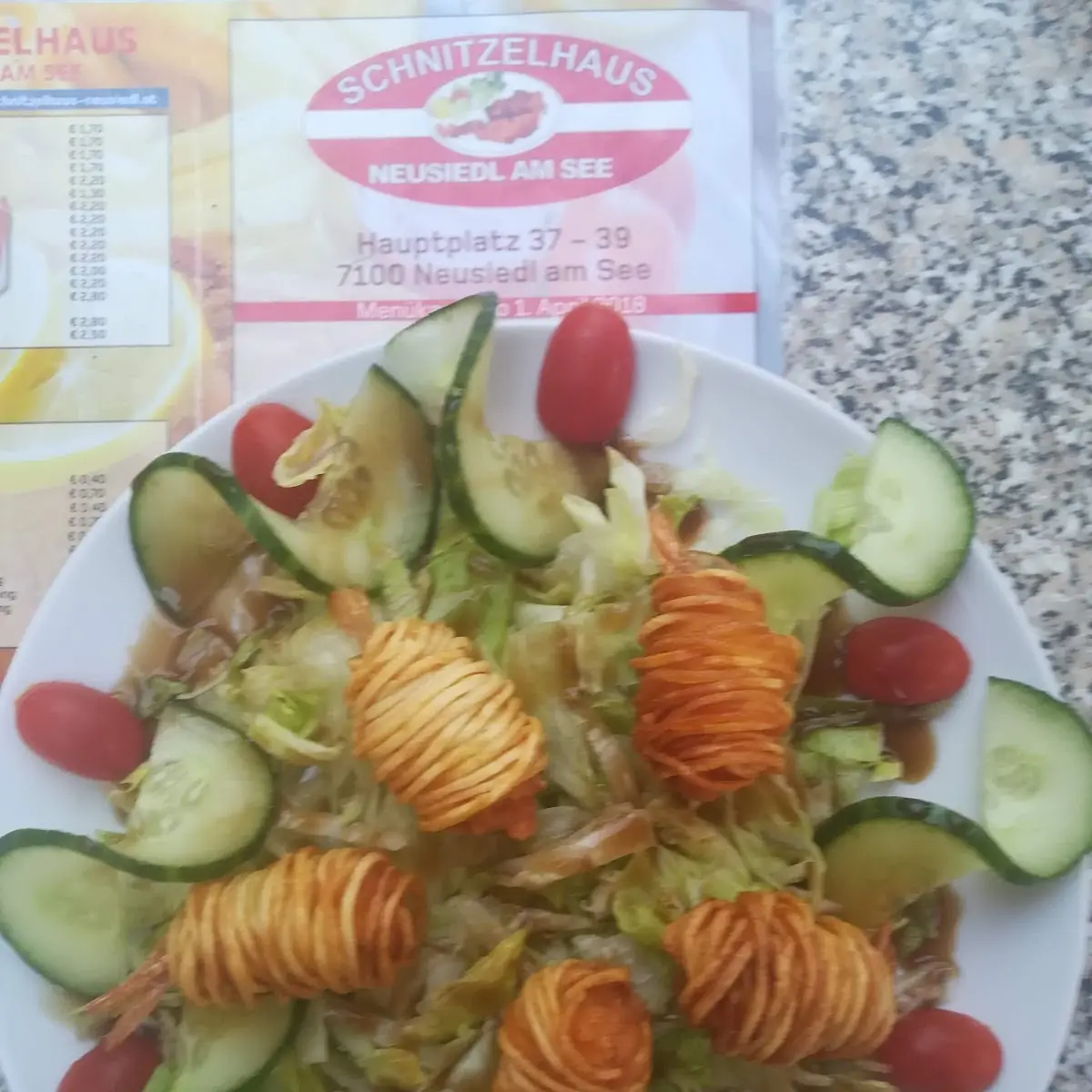 Salat Mit Putenstreifen Und Dressing