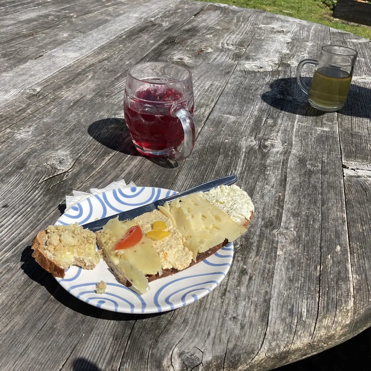 Käsebrot Mit Verschiedenen Sorten