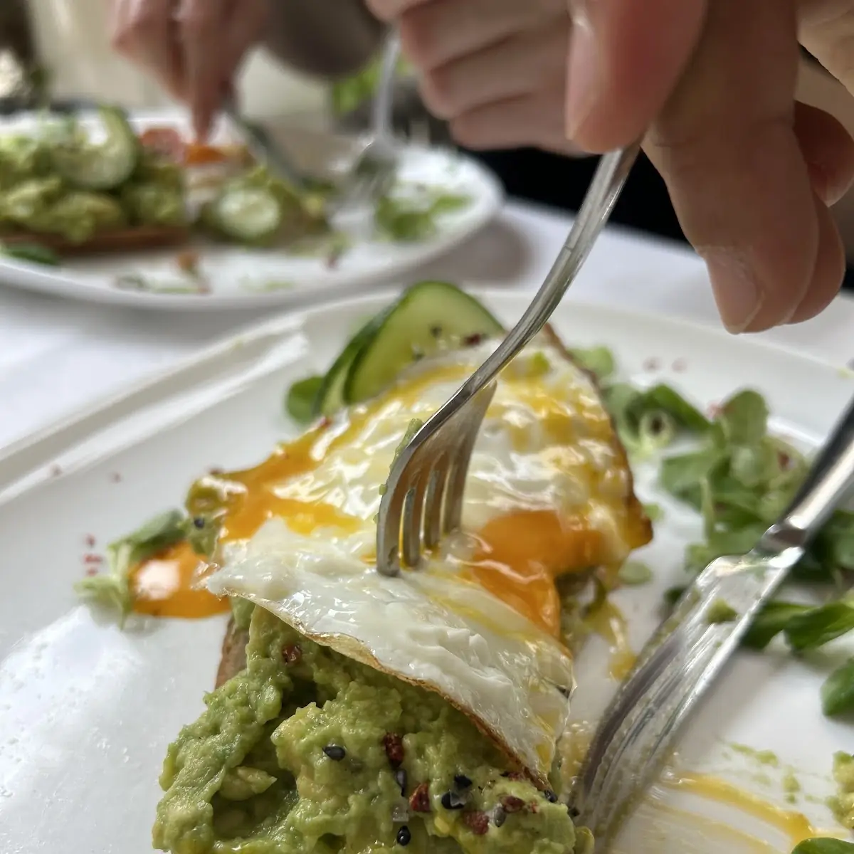 Cremige Avocado Auf Getoastetem