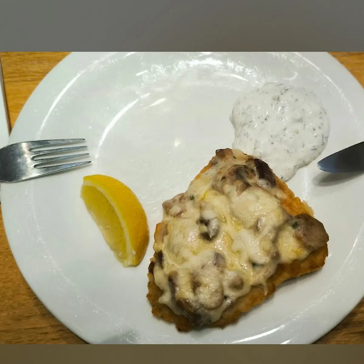 Fish with Mushrooms