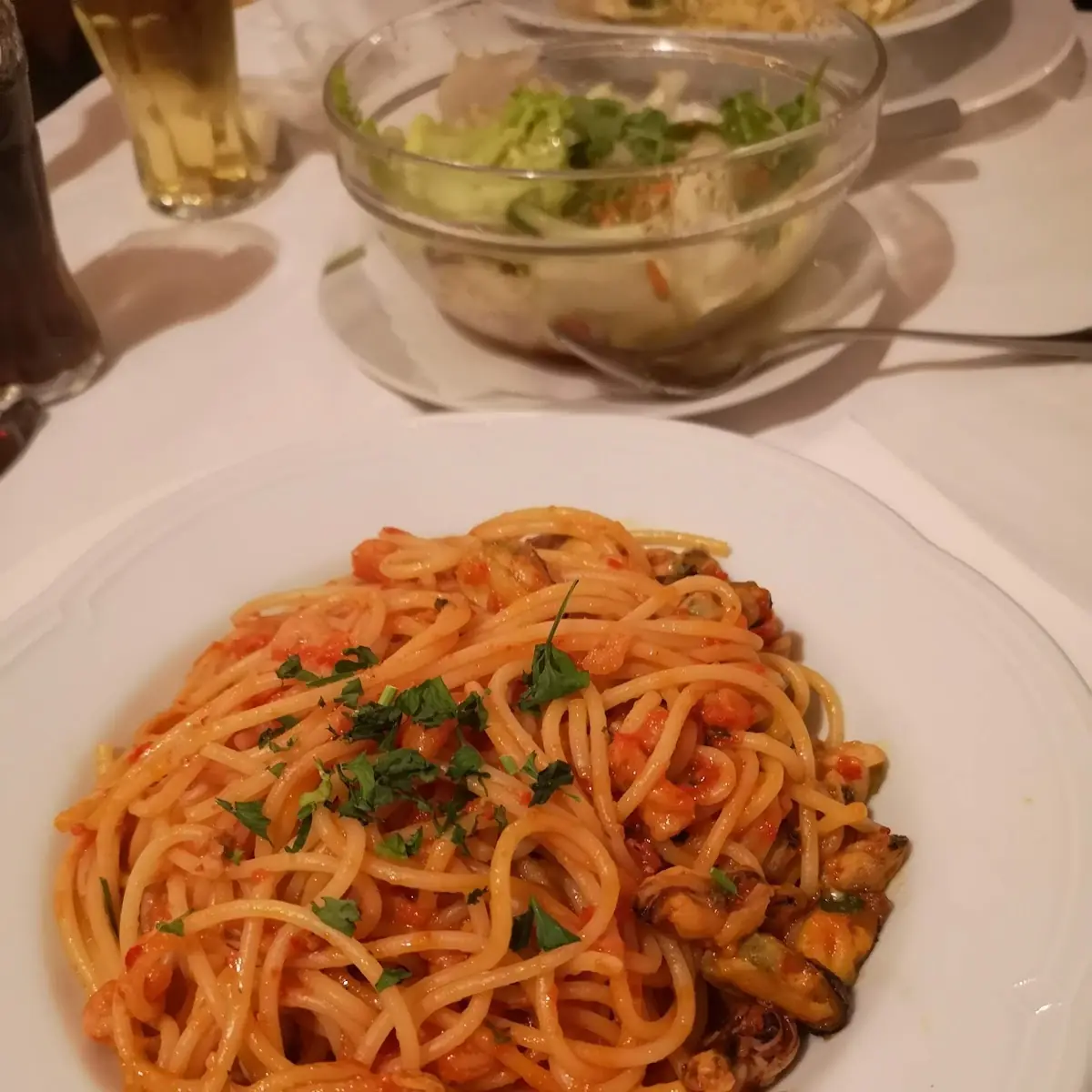 Spaghetti Mit Meeres Früchten
