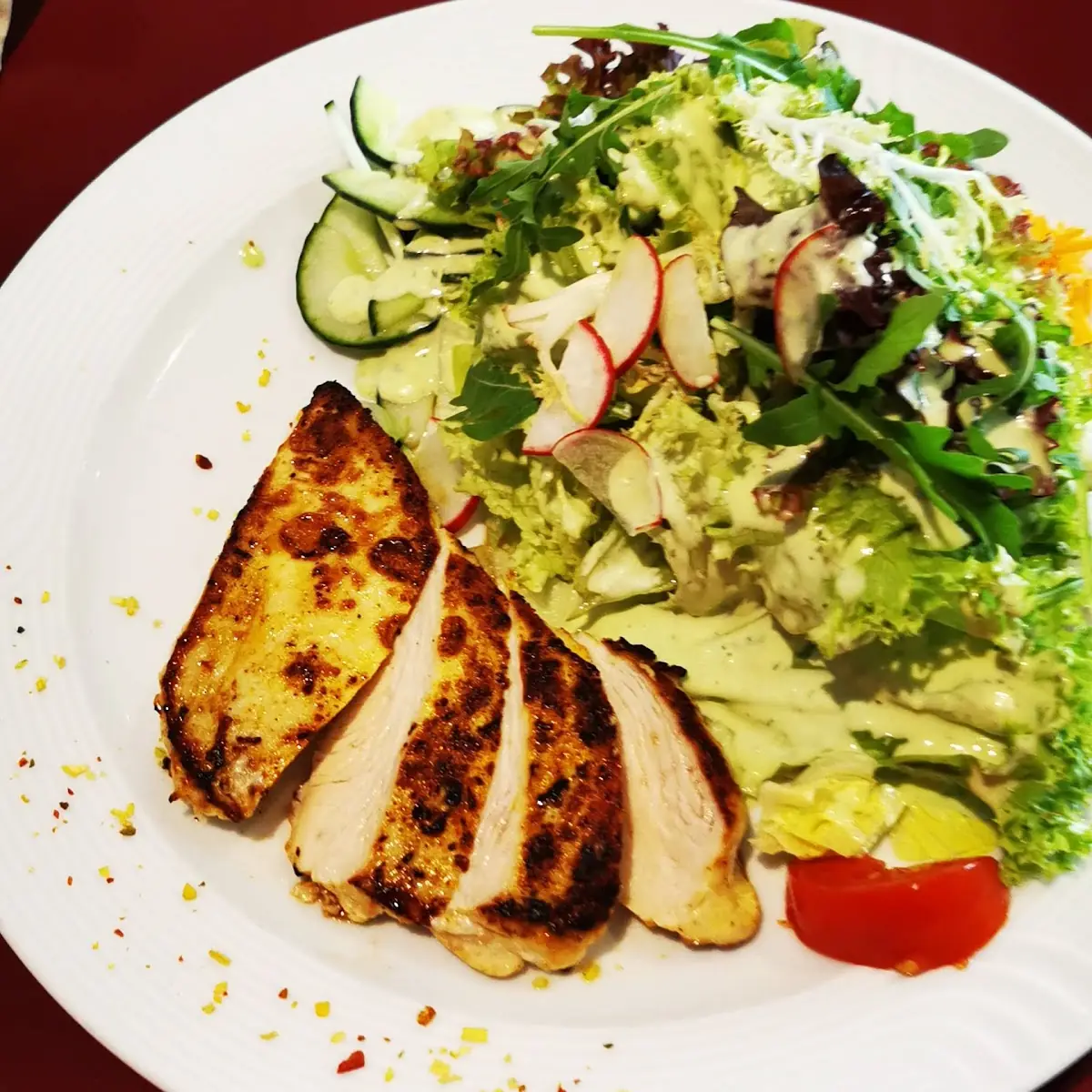Gemischter Salat Mit Putenbrust