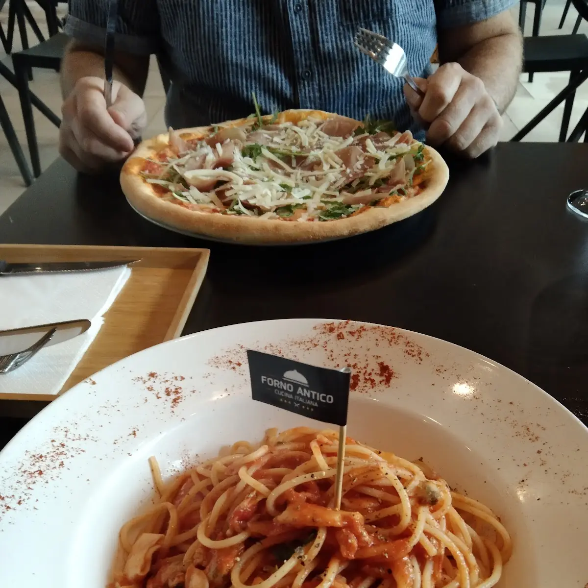 Spagetti Mit Meeresfrüchten