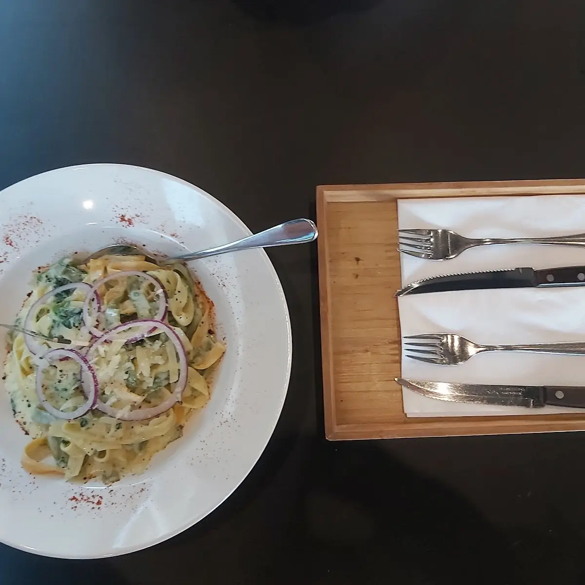 Tagietelle Con Spinacci