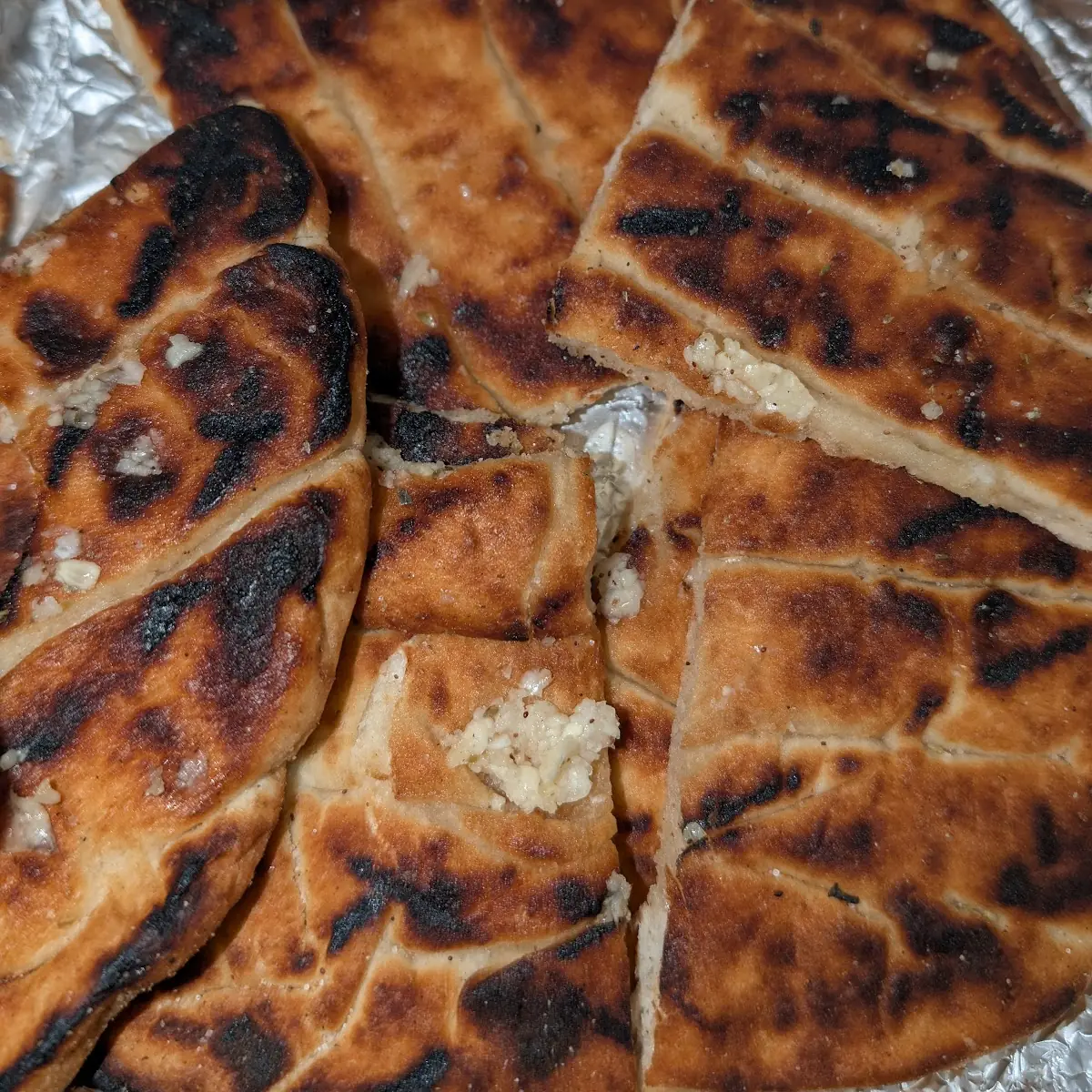 Pita Mit Knoblauchbrot