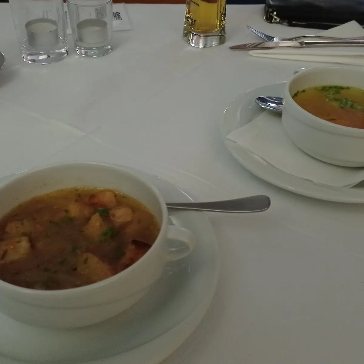 Sopa de Cebolla Y Sopa de Verduras
