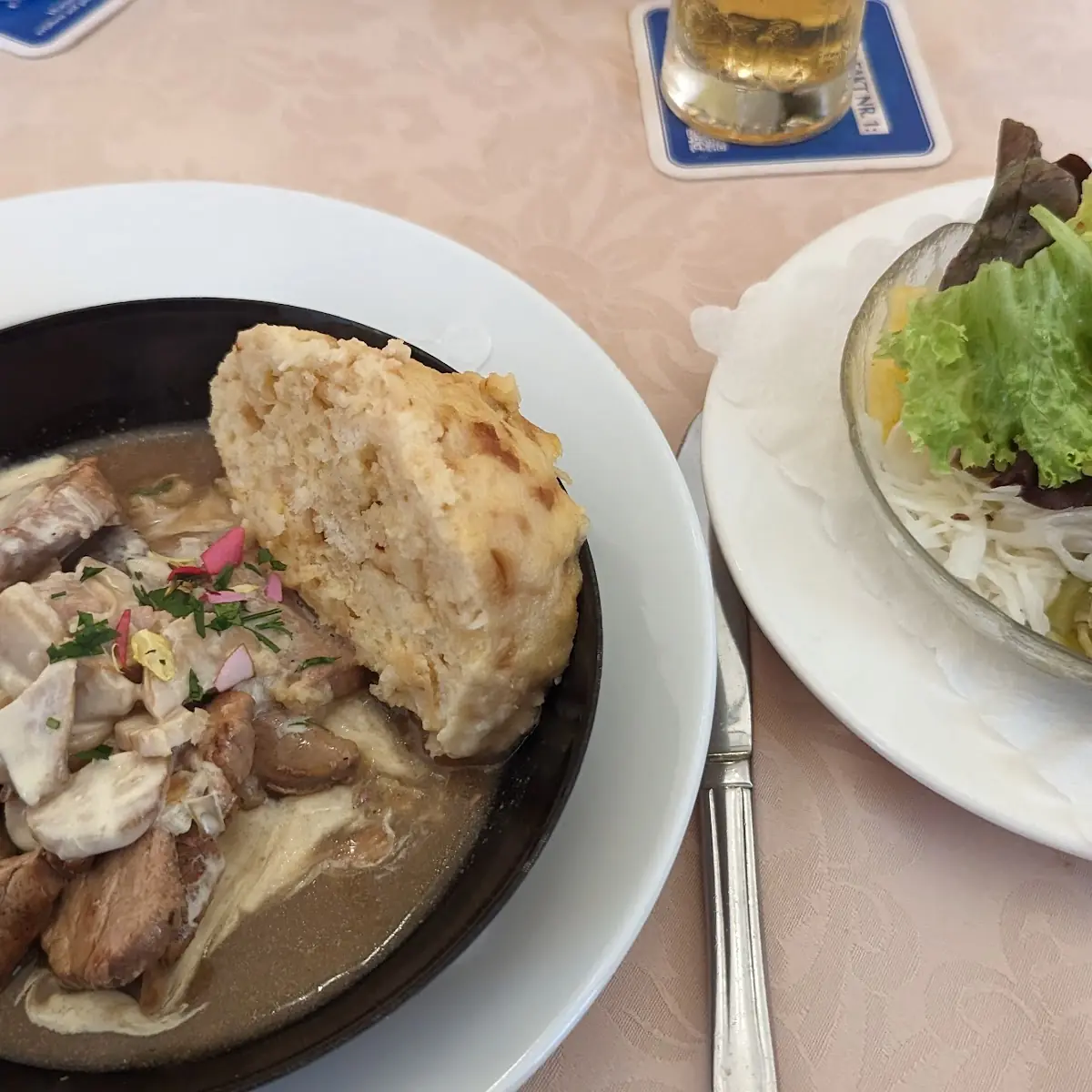 Knödel Mit Ragout