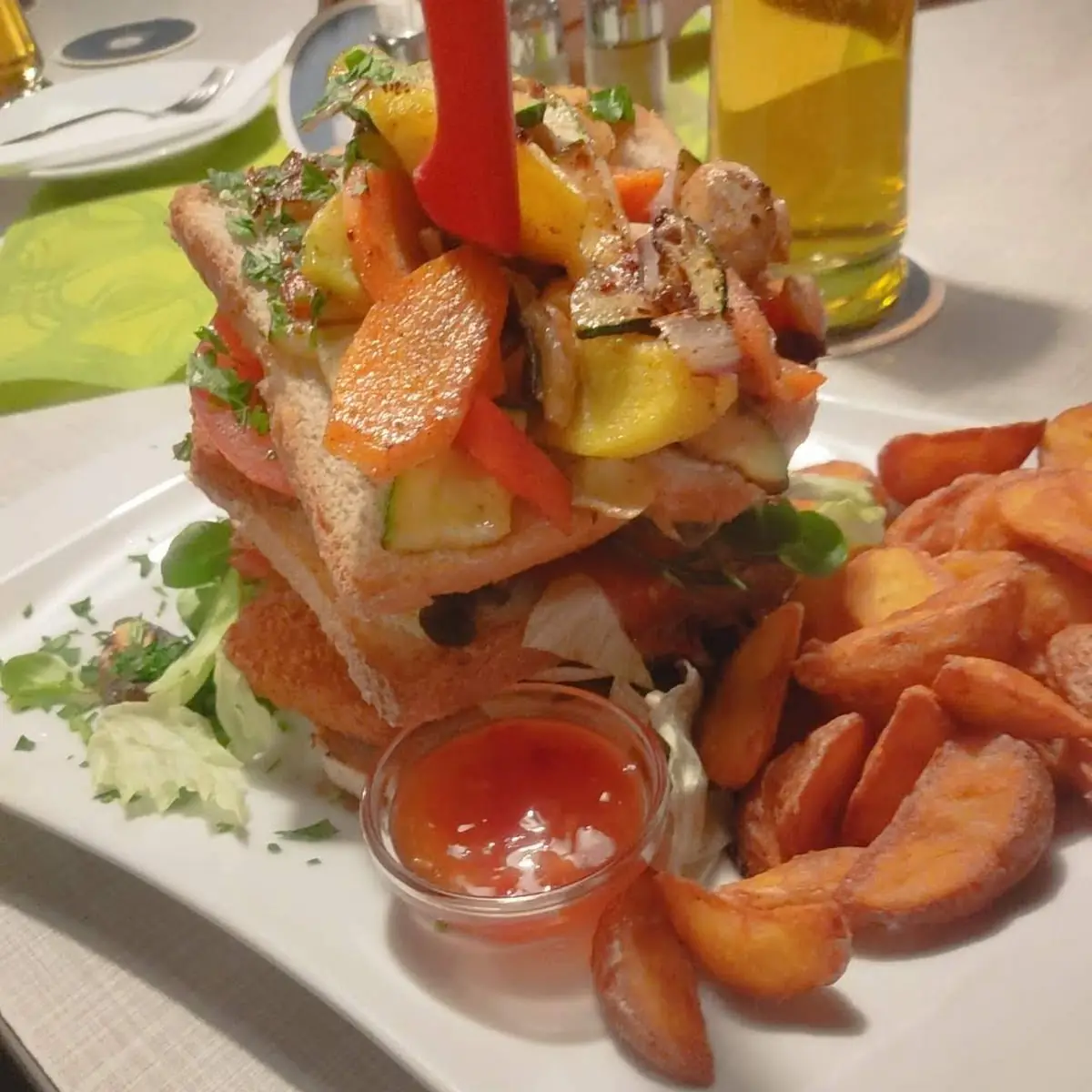 Veganer Fischburger