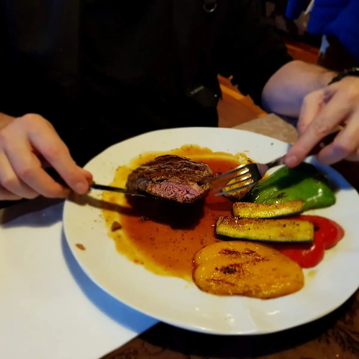 Steak Mit Grillgemüse