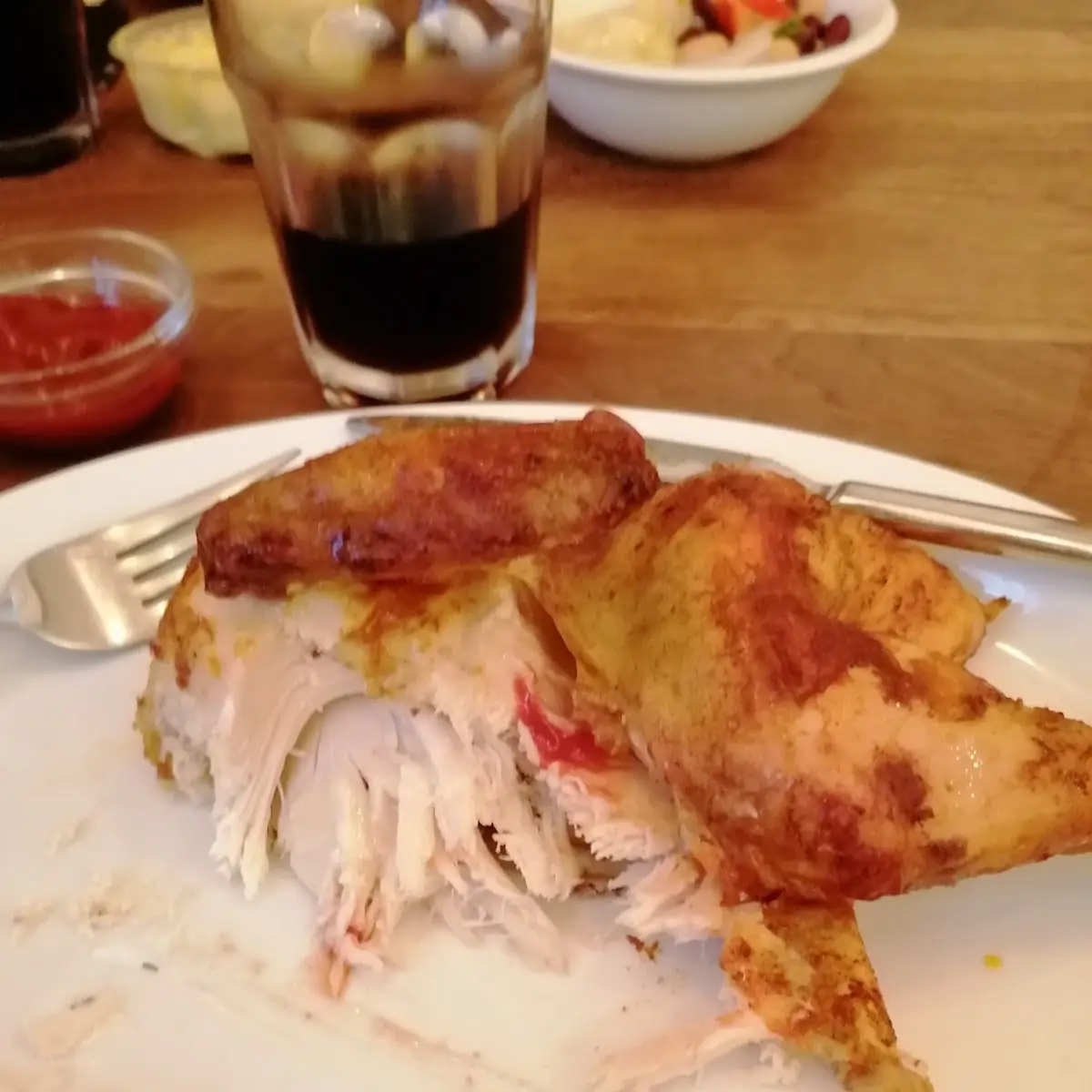 Halbes Grill Huhn