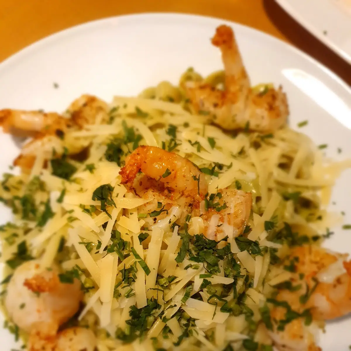 Garnele Küsst Pasta