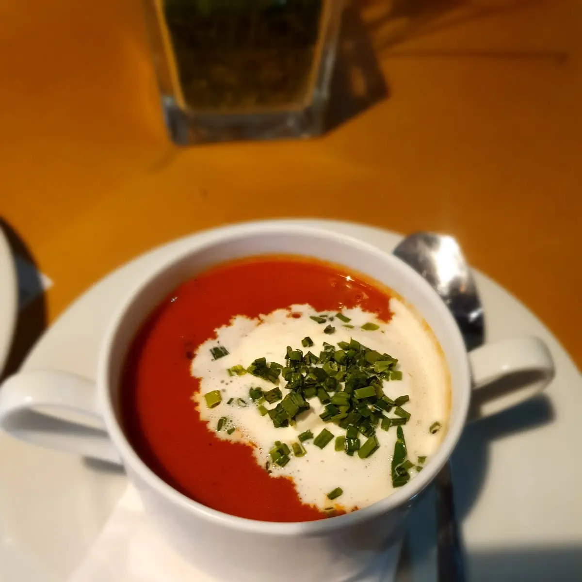 Tomatensuppe Mittagsmenü