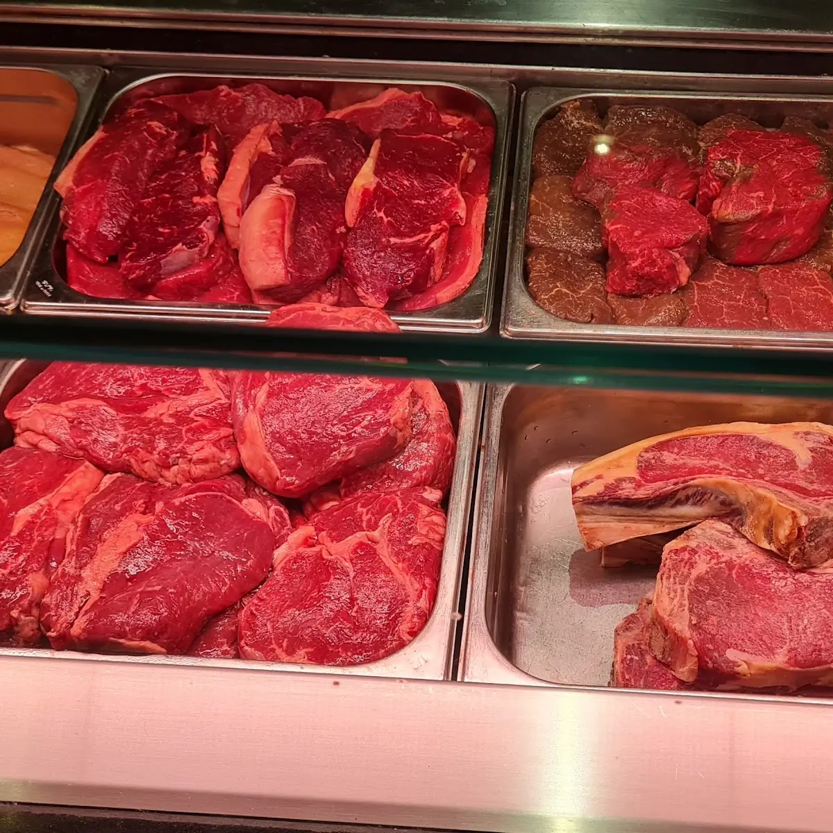 Steaks In Der Kühltheke