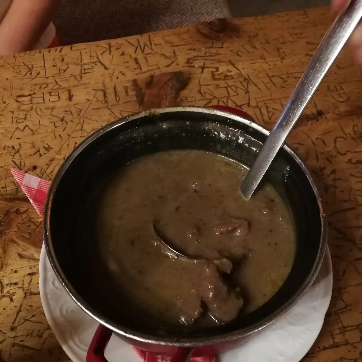 Hirschragout, Waldhäuslalm