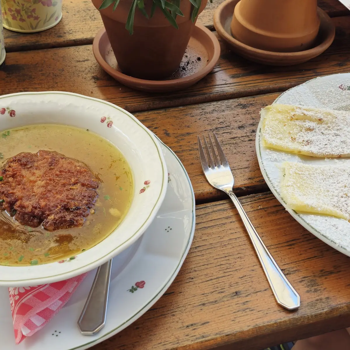 Kaspressknödelsuppe, Waldhäuslalm
