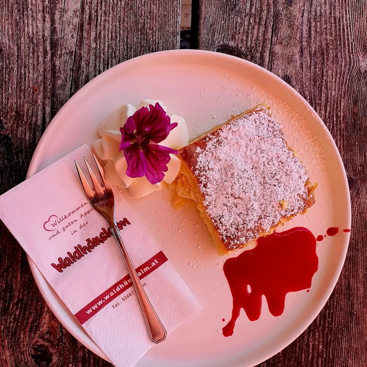 Topfenstrudel, Waldhäuslalm