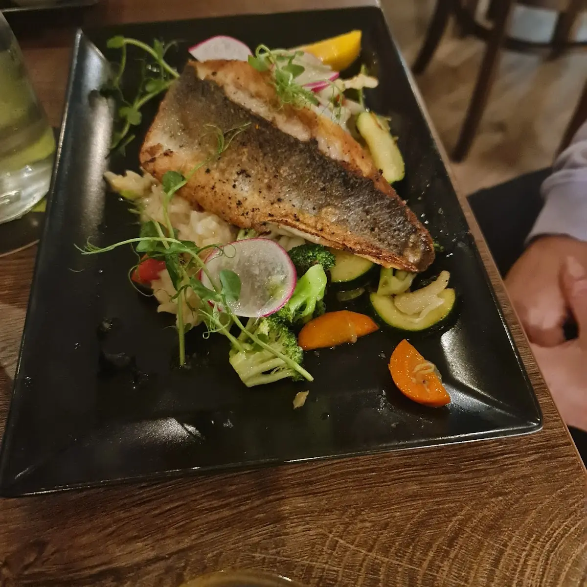 Fischfilet Auf Cremrisotto
