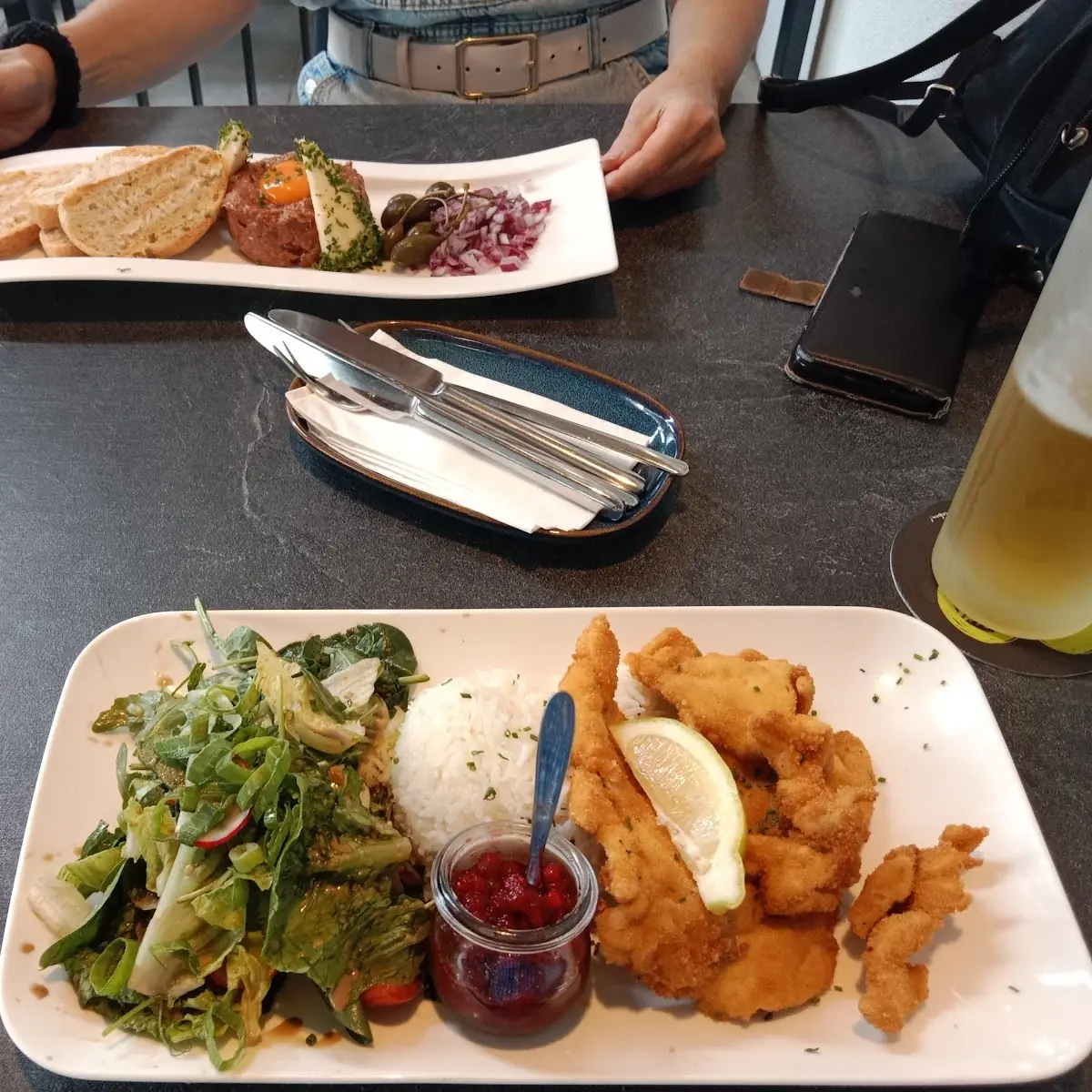 Schnitzel Mit Rice
