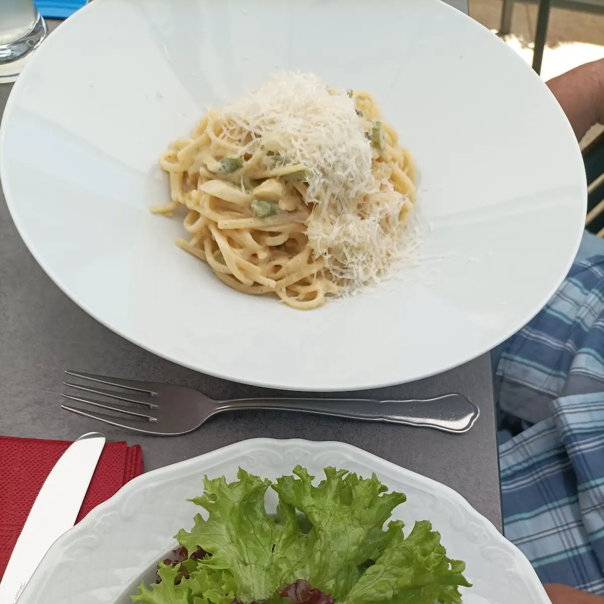 Linguine Mit Spargel