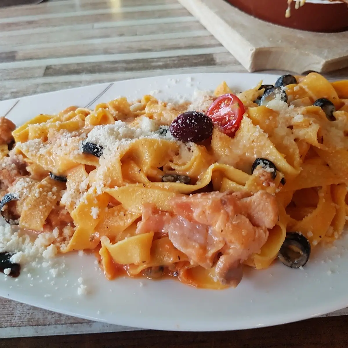 Bandnudeln Mit Lachs