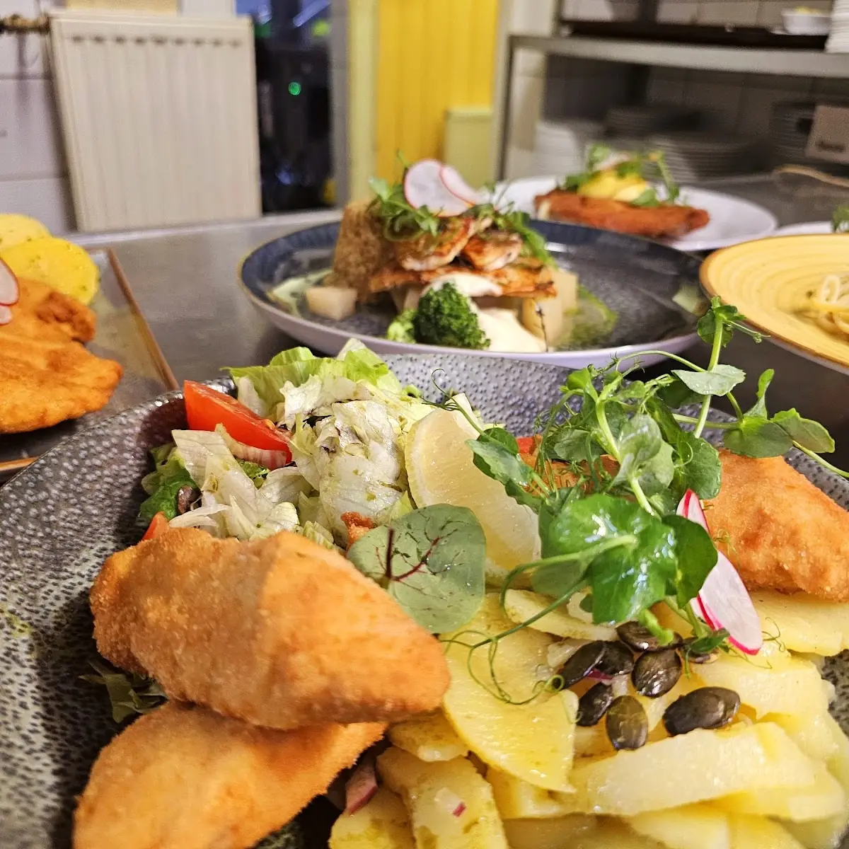 Backhendlsalat