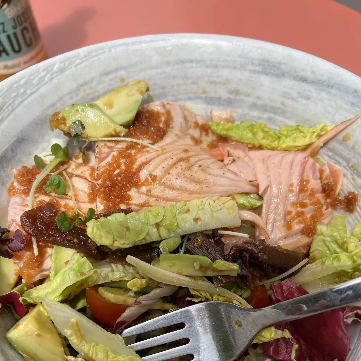 Aburi Salmon Salad