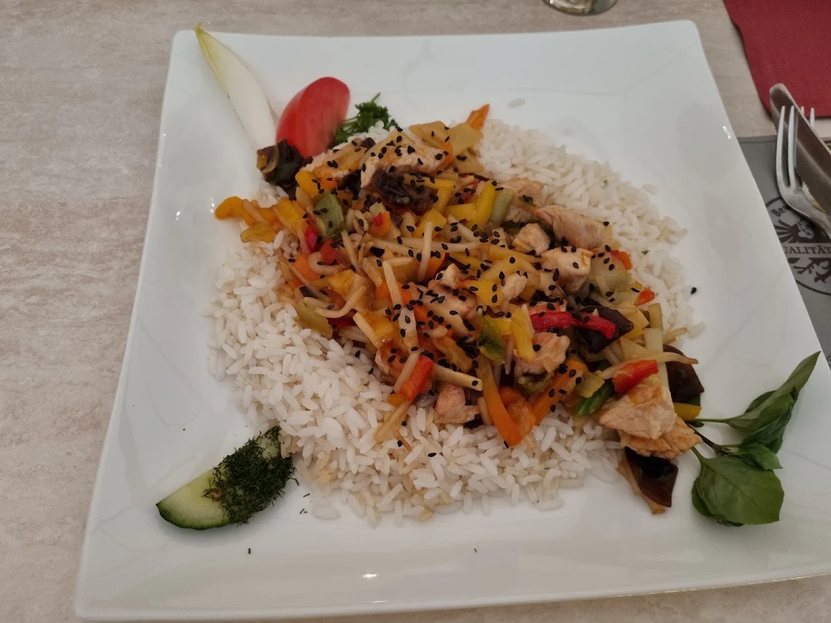 Wok Gemüse Mit Putenfleisch