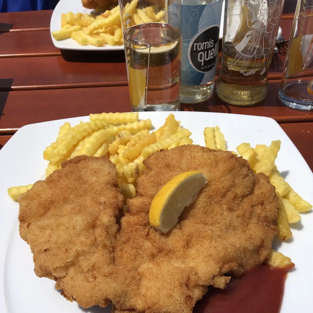Schnitzel With Pommes Frites