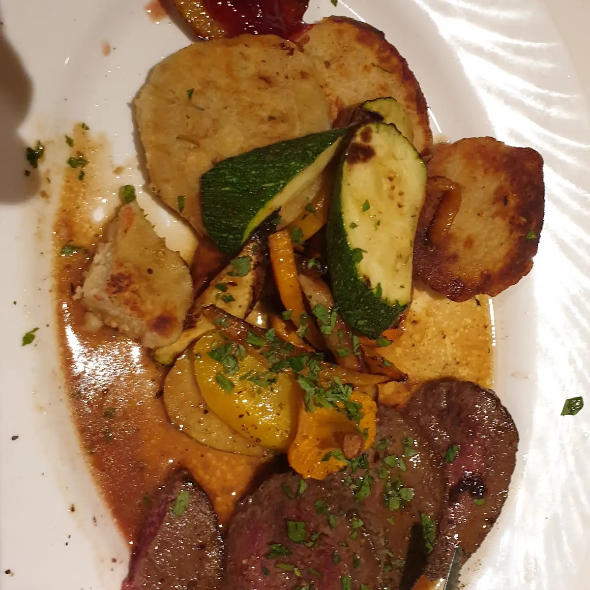 Hirschrückensteak