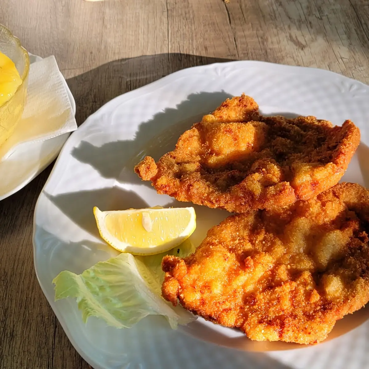 Schnitzel Wiener Art Mit Kartoffelsalat