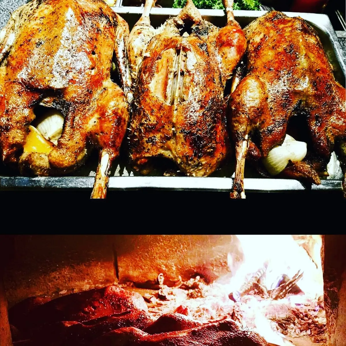 Wood Stove Roasted Pork