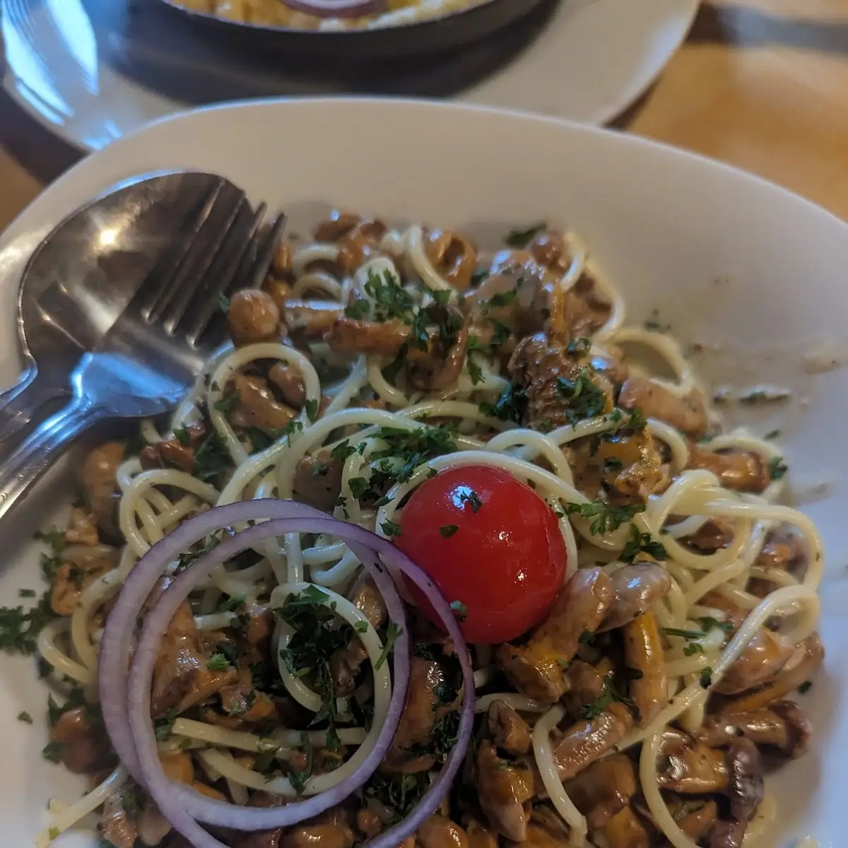 Nud Ln Mit Pfifferlinge