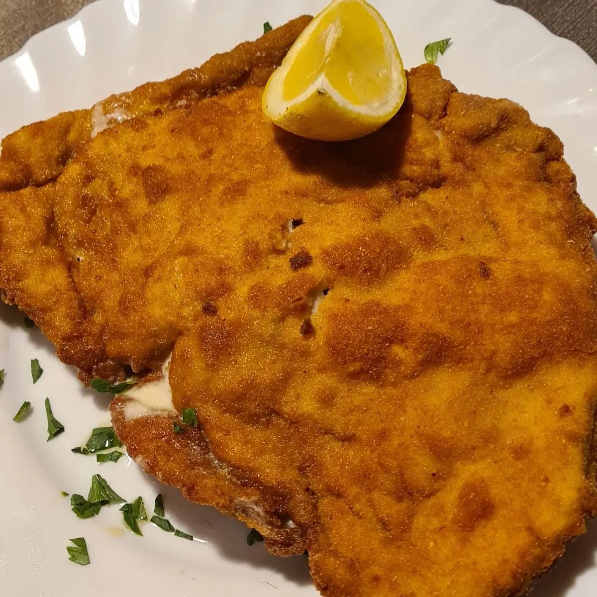 Wienerschnitzel Mit Pommes
