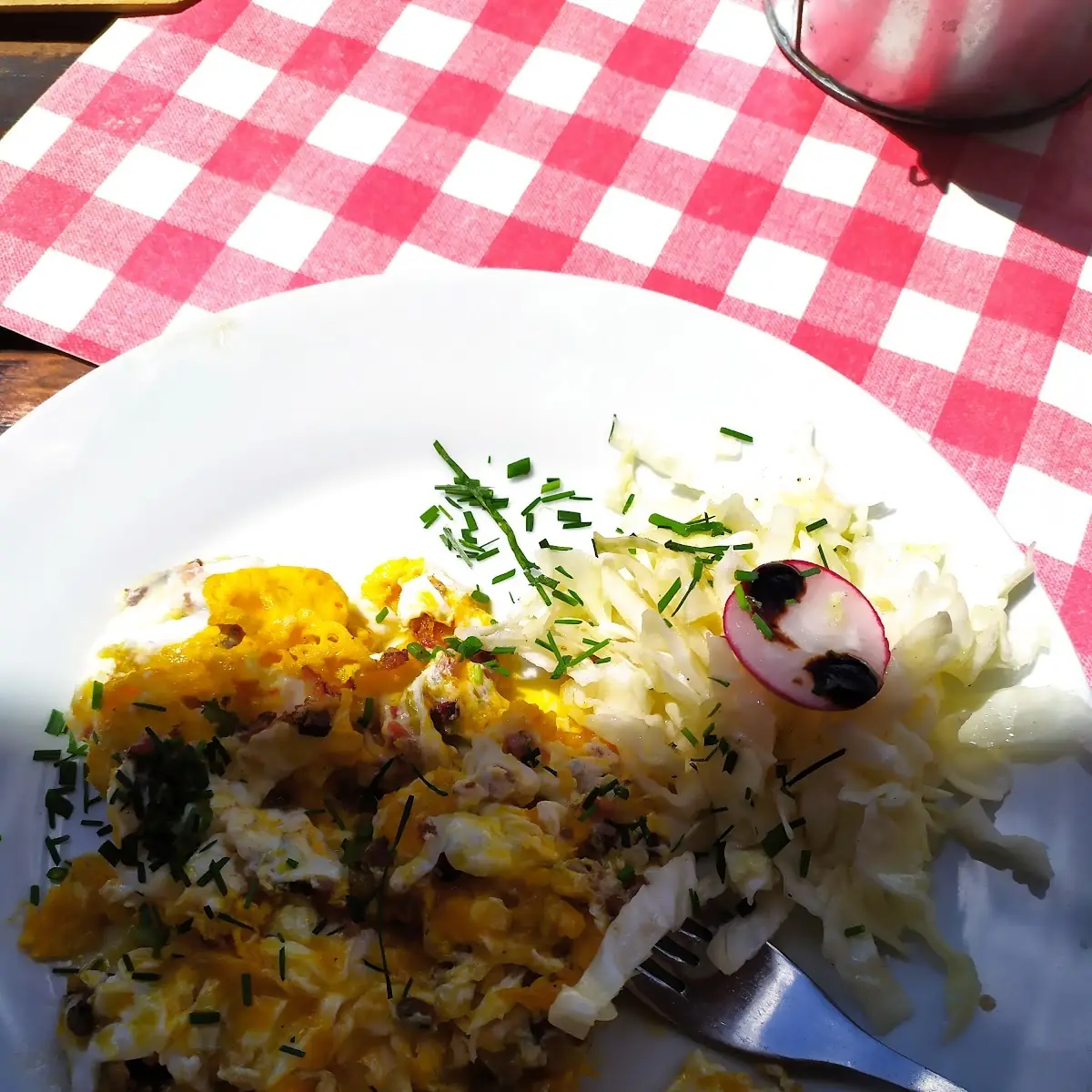 Rühreier Mit Speck Und Käse