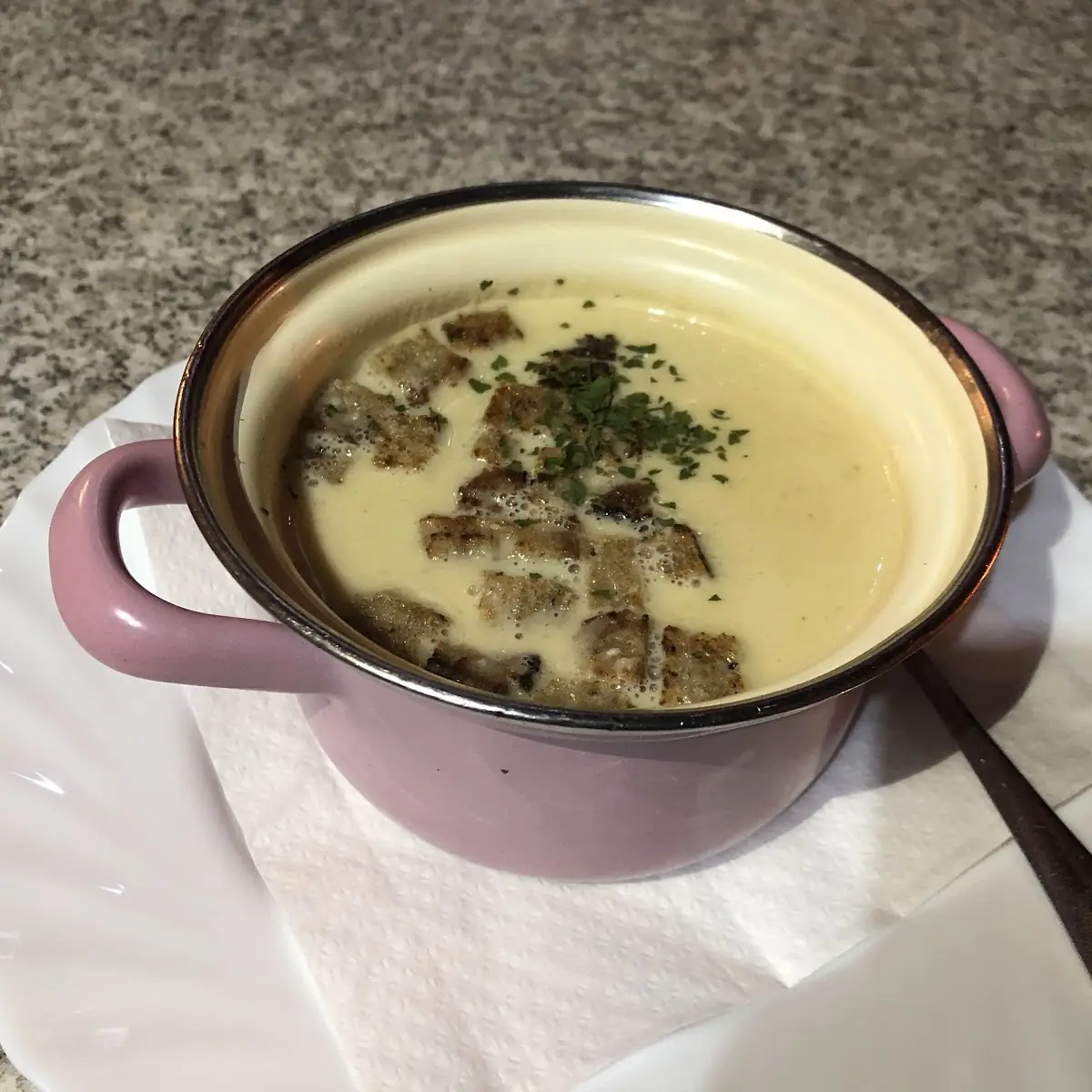 Spargelcremesuppe