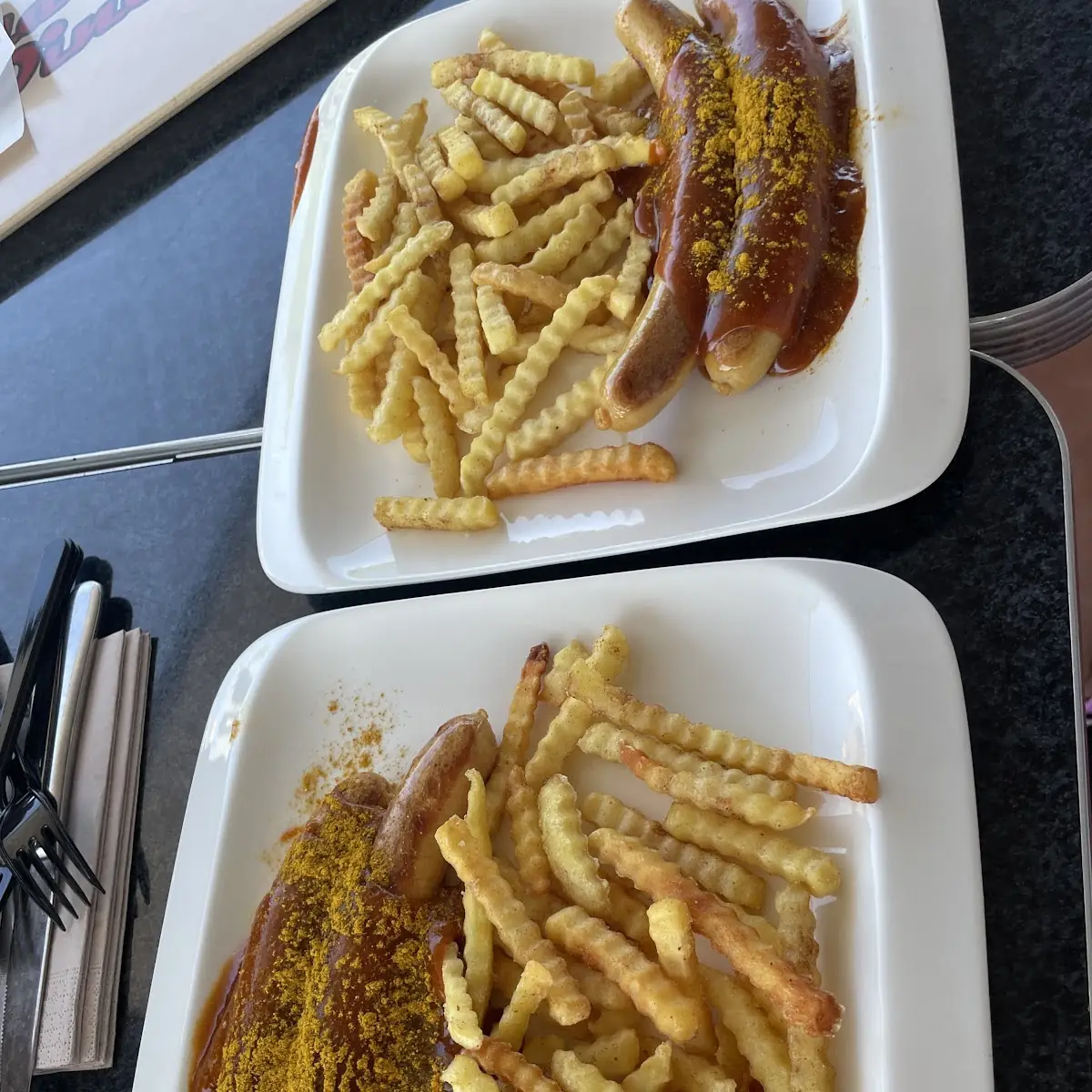 Pommes Süßkartoffel Pommes Frites