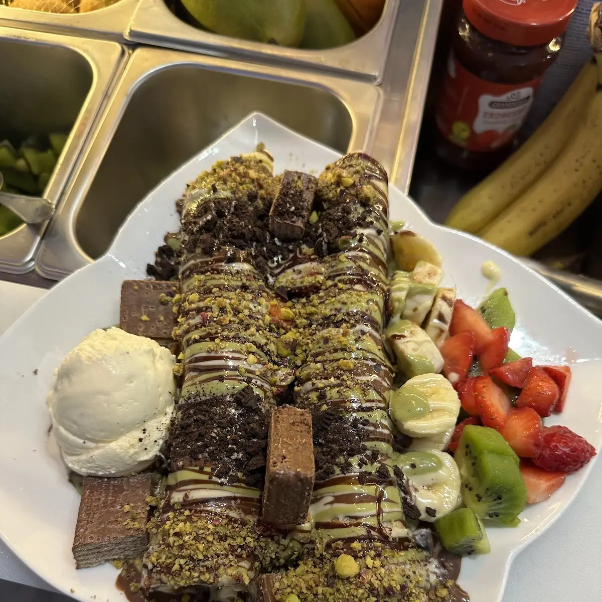 Crêpes Nutella Pistazien
