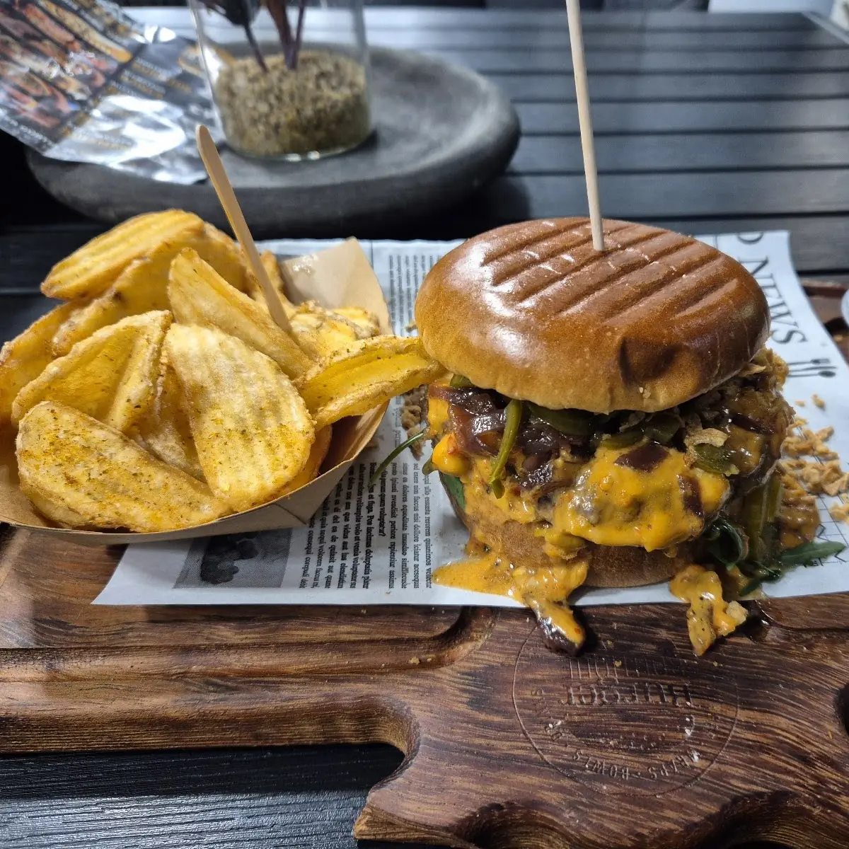 Cheesy Beef Burger