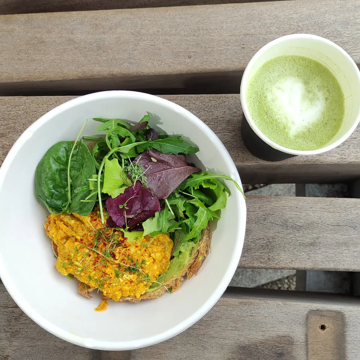 Avocado Scrambled Tofu Toast Vegan