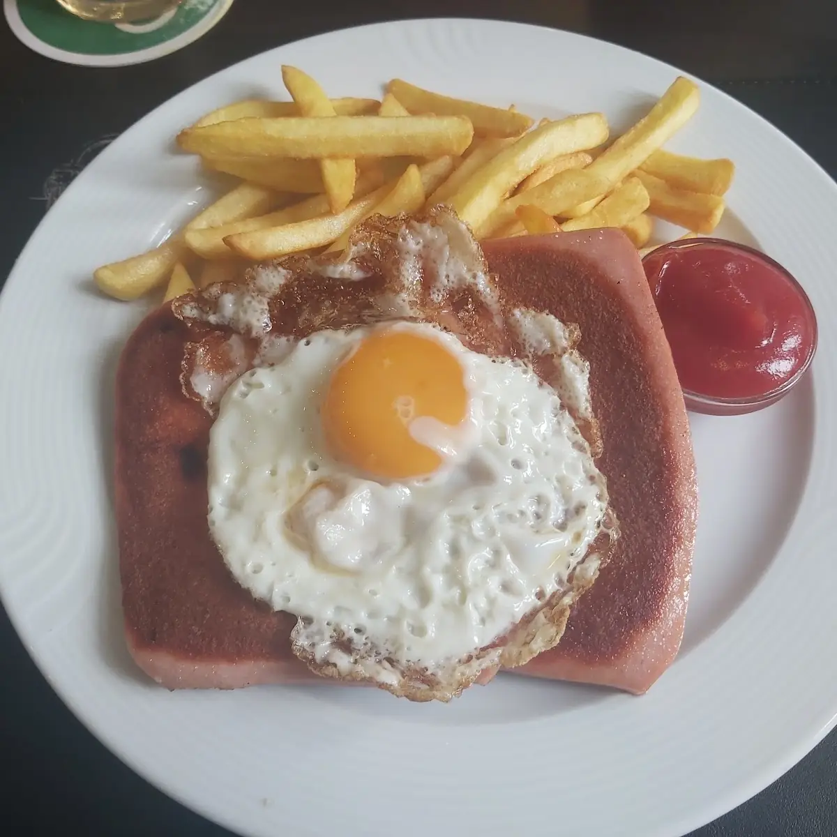 Leberkäse Gegrillt Mit Spiegelei