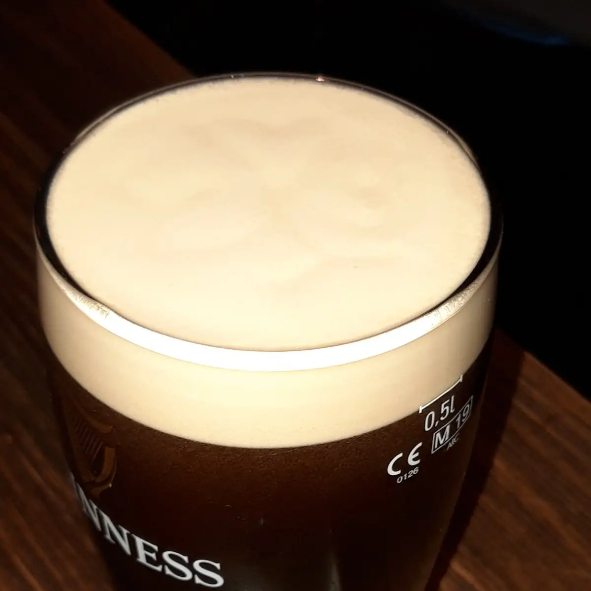 Pint Guinness, The Golden Harp Irish Pub Rudolfsheim-Fünfhaus
