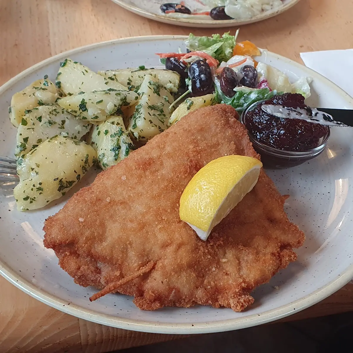 Haus Schnitzel Mit Huttekäse