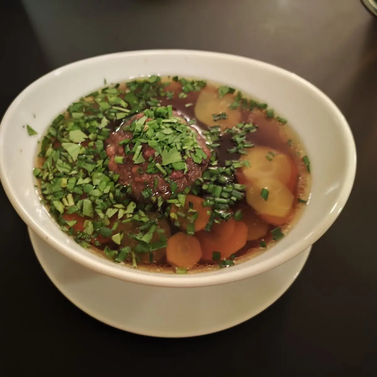 Leberknoedelsuppe