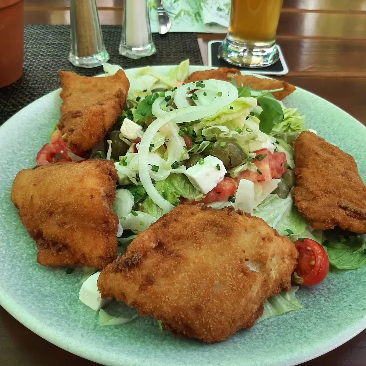 Salat Mit Zander
