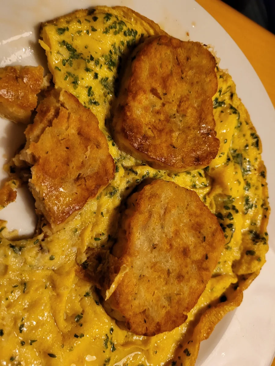 Geröstete Knödel