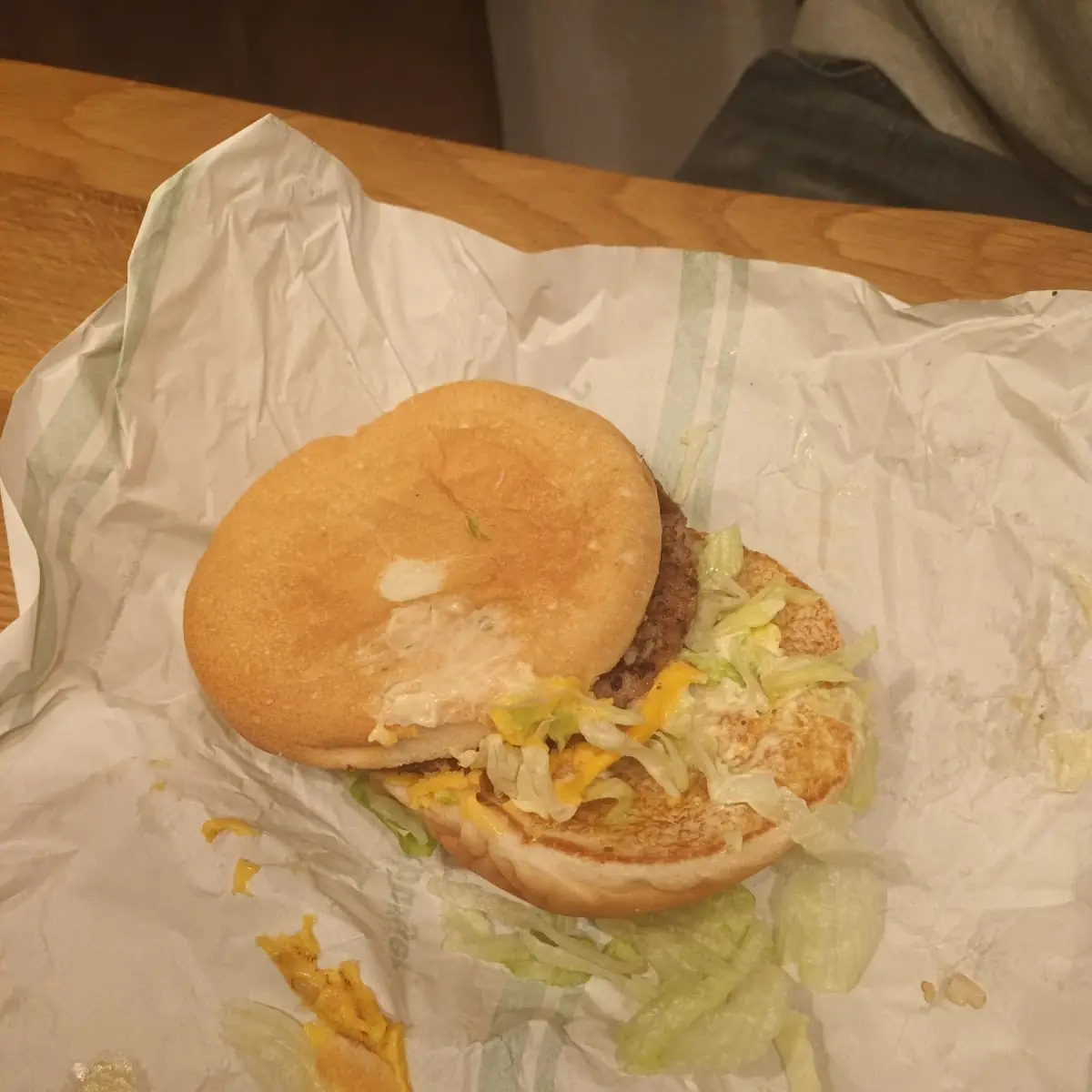 Liebevoll Verpackter Burger