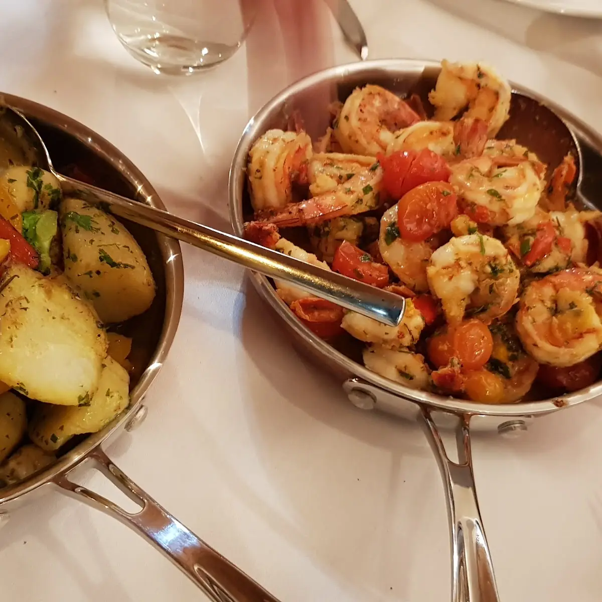 Shrimps Shrimps Shrimps Mit Beilagen
