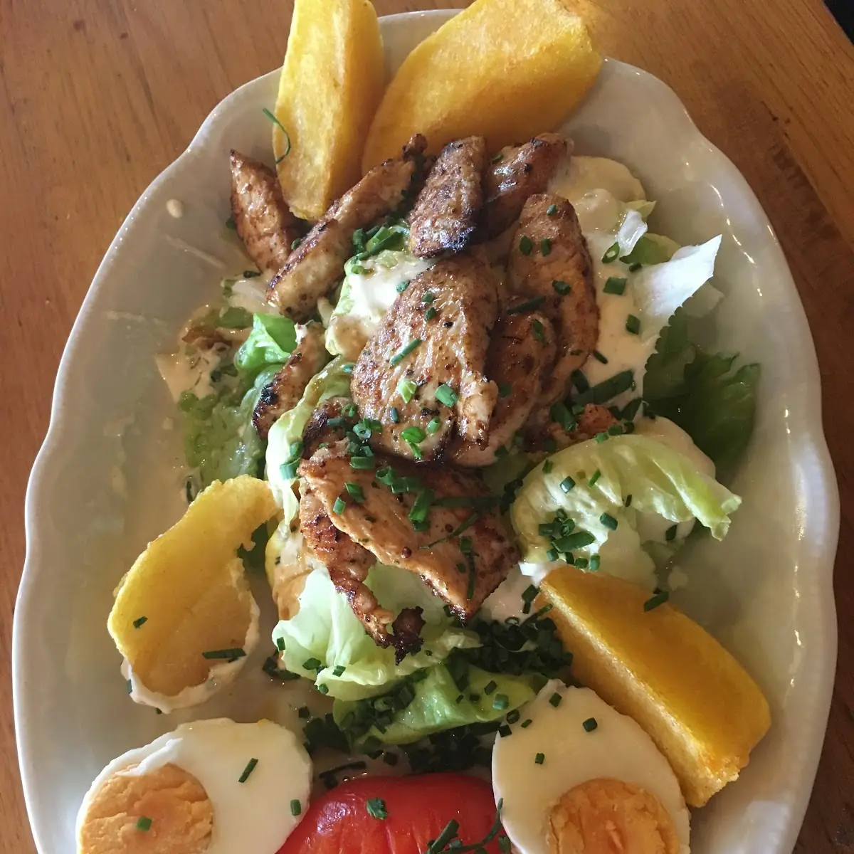 Salat Mit Putenstreifen