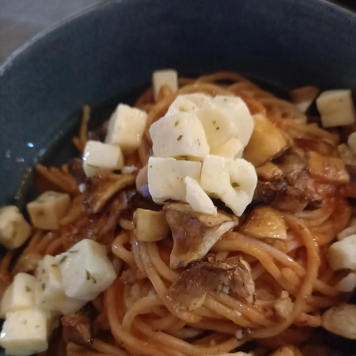 Emmer Einkorn Spagetti Mit Kräuterseitlingen