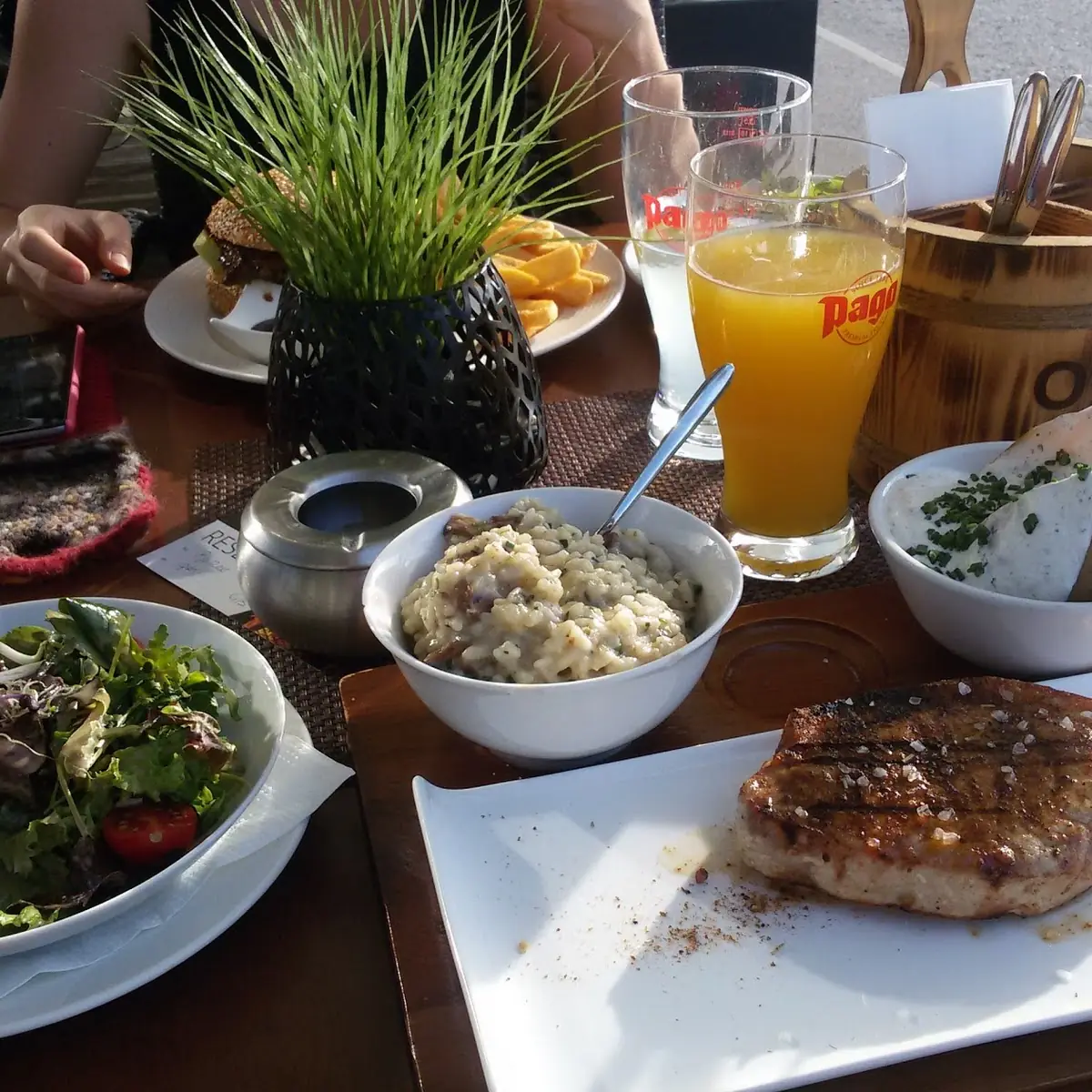 Filetsteak Mit Pilzrisotto